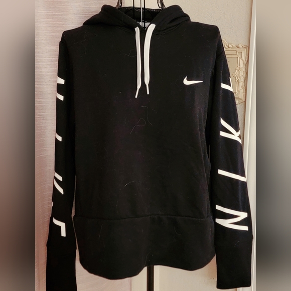 NIKE Dri- Fit Hoodie Wemon's sz Small in Black - Picture 6 of 6